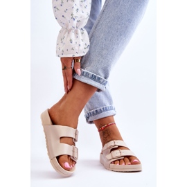 PS1 Ženske Vertigo bež papuče s platformom 2