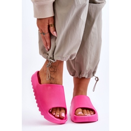 Modne papuče s platformom Fuchsia Estella ružičasta 1