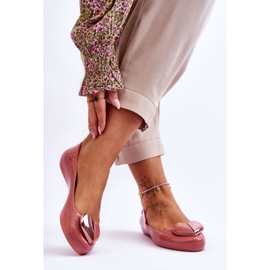 ZAXY Ženske balerinke sa srcem LL285028 Ružičasta 2