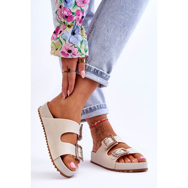 Ženske ZAXY HH285149 Glatke papuče svijetlo bež 2