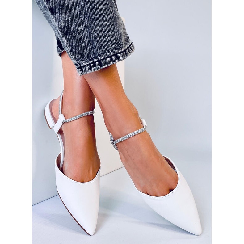 BM Balerinke s otvorenom petom Durie White bijela 2