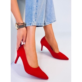 BM Ženske klasične visoke pete Eurielle Red crvena 2