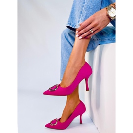 BM Ženske visoke pete Capriati Fuchsia ružičasta 2