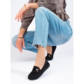 Shelovet ženske natikače od crne antilop kože crna 1