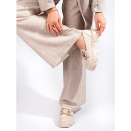 W. Potocki Bež ženske cipele s kopčom Shelovet 2