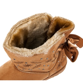 Kylie Snježne čizme od antilopa smeđa 1