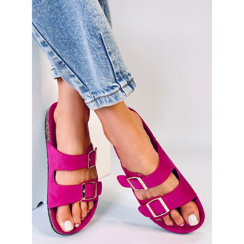 BM Plutene papuče Byrd Fuchsia ružičasta 2