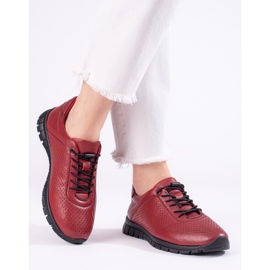 T.Sokolski Kožne bordo sportske cipele T.Sokolskog crvena 1