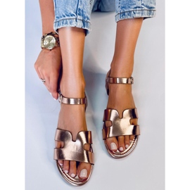 Forney Champagne ženske sandale zlatna 1