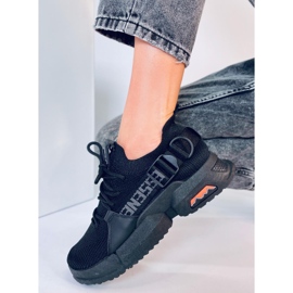 Hiral Black socks sportske cipele crno 5