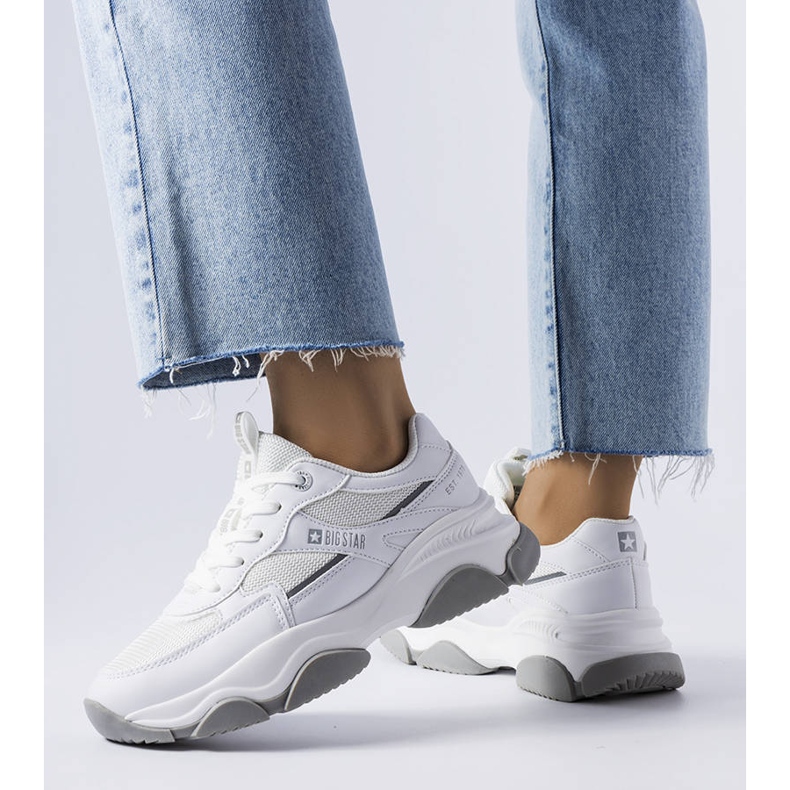 Bijelo-sive Big Star tenisice JJ274579 bijela 1