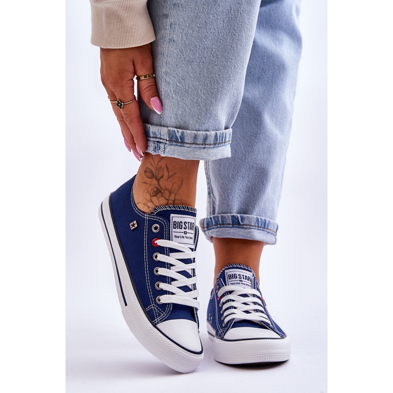 Ženske tenisice Big Star T274021 tamnoplave plava 1