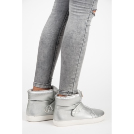 Visoke tenisice na čičak siva 1