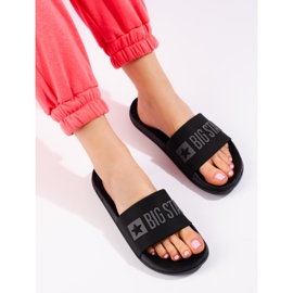 Crne ženske papuče Big Star FF274A200906 crno 1