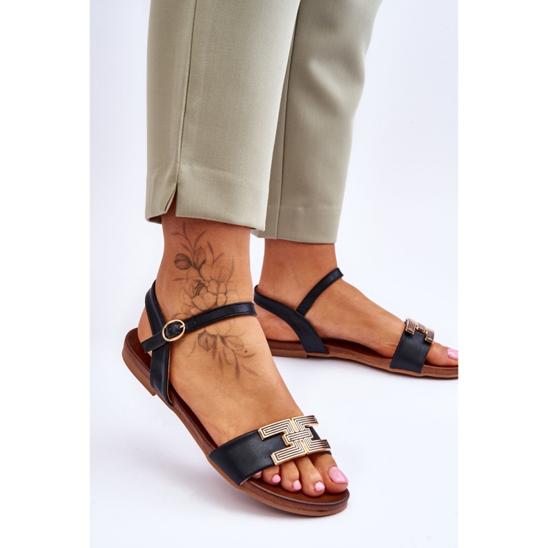 Ženske sandale S.Barski KV-5541-37 crne crno 2