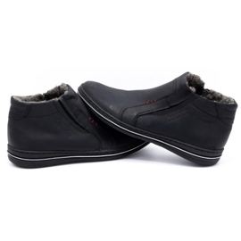 Polbut Crne muške zimske čizme 381 crno 1