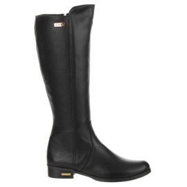 Olivier Crne čizme Ana, crno zrno crna 1