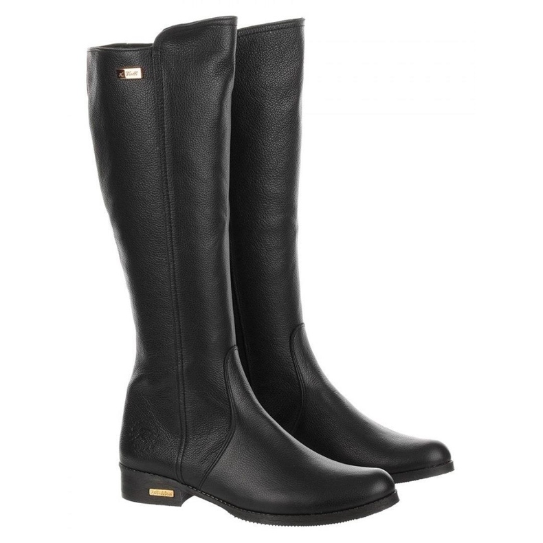 Olivier Crne čizme Ana, crno zrno crna 2