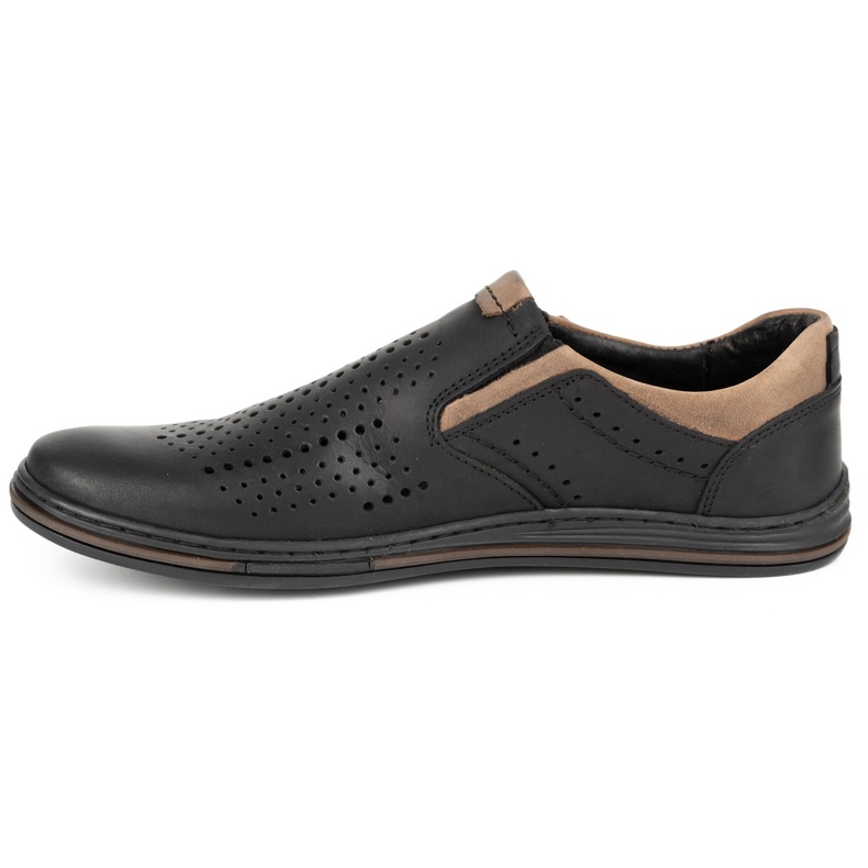 Polbut Muški Brogues 401 Summer Black crna 2