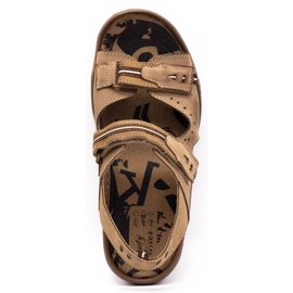 Mario Pala 448 smeđih muških sandala smeđa 1