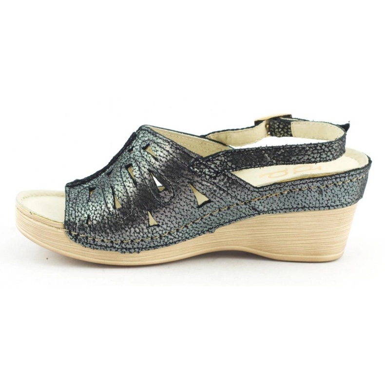 Dolce Pietro Sandale na klin 2216 crne crna 1