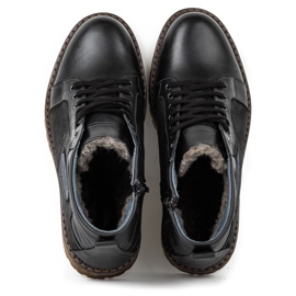 Mario Pala Crne muške zimske čizme od 865 MP crna 1