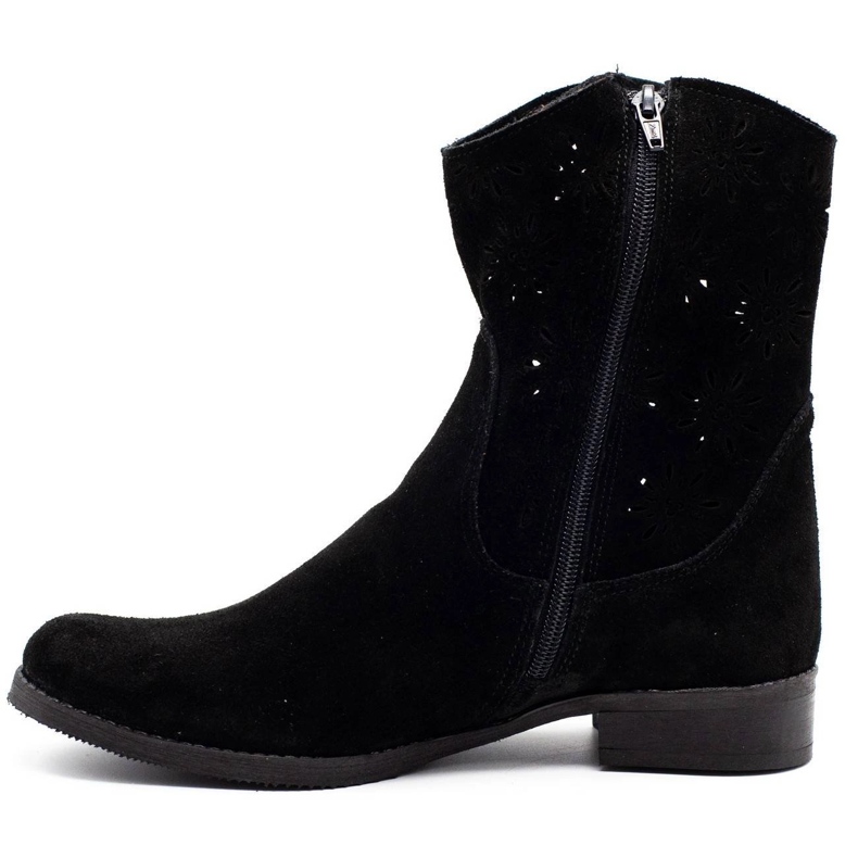 Olivier Udobne Janet crne ažurne čizme crna 1