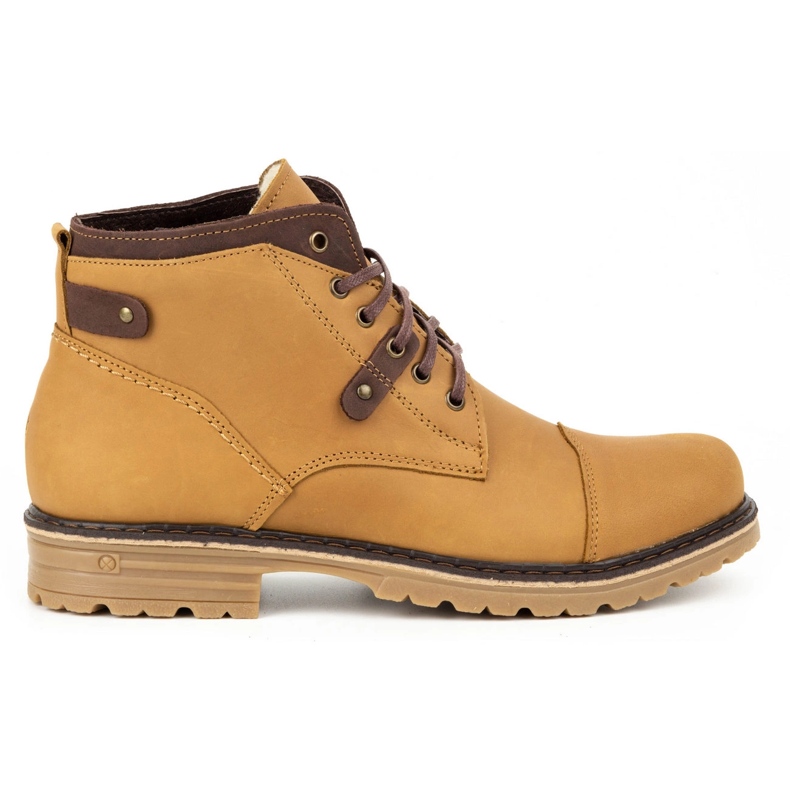 Polbut C15 crvene muške zimske cipele naranča 1