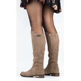 Olivier Modne čizme Klara bež 2