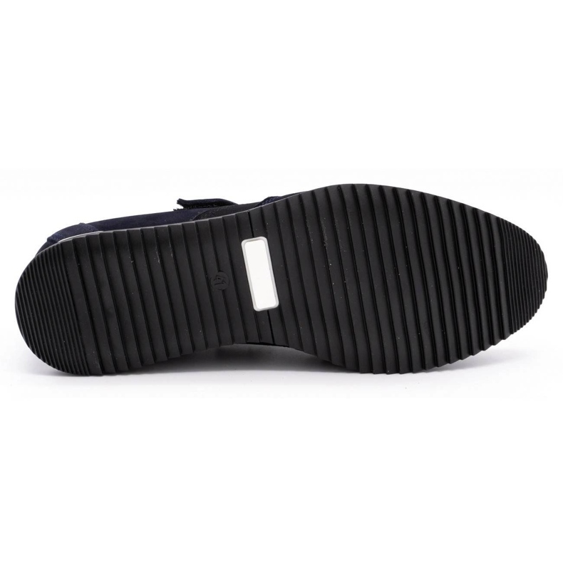 Polbut Muške ležerne kožne cipele 2102/2 tamnoplave plava 1