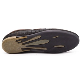 Mario Pala Muške ažurne cipele 563 crne crna 1