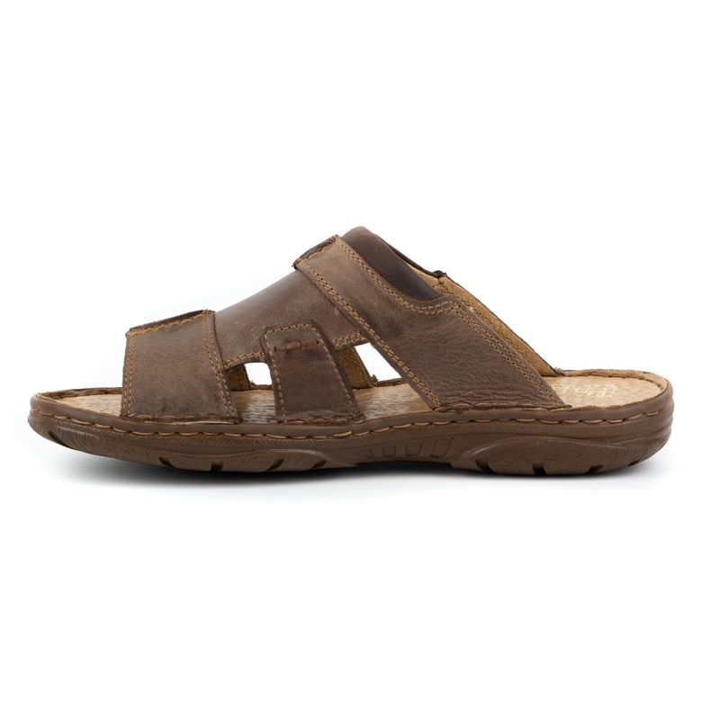 Polbut Muške papuče 358 smeđe smeđa 1