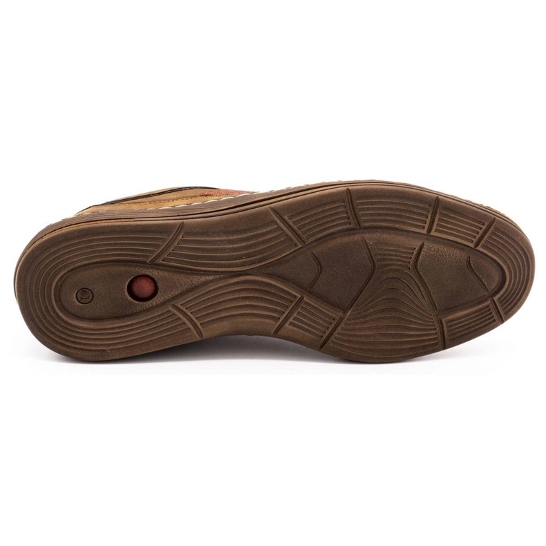 Olivier Muške kožne ležerne cipele 238GT smeđe smeđa 1