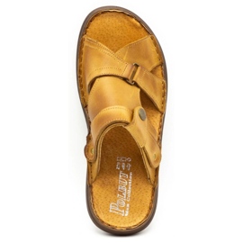 Polbut Muške papuče 024 crvene naranča 2