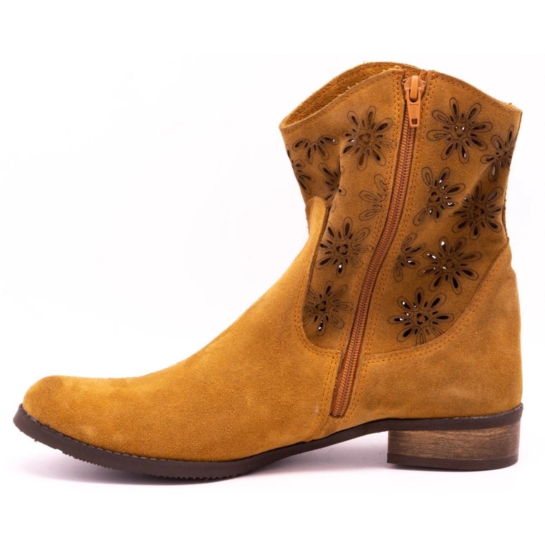 Olivier Udobne Janet crvene ažurne čizme narančasta 1