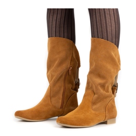 Olivier Ažur Elena čizme crvene narančasta 1