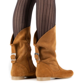 Olivier Ažur Elena čizme crvene naranča 2