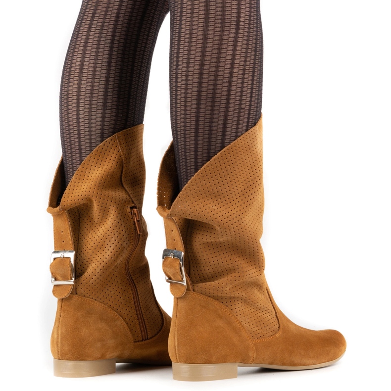 Olivier Ažur Elena čizme crvene narančasta 2