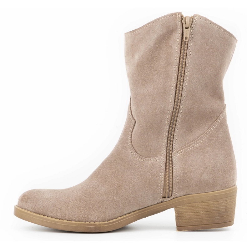 Olivier Ženske čizme na visoku petu Angela u bež boji 1