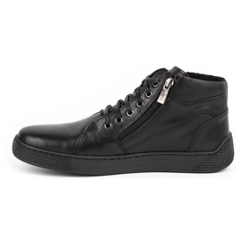 Kampol Muške izolirane kožne čizme 120KAM crne crna 1