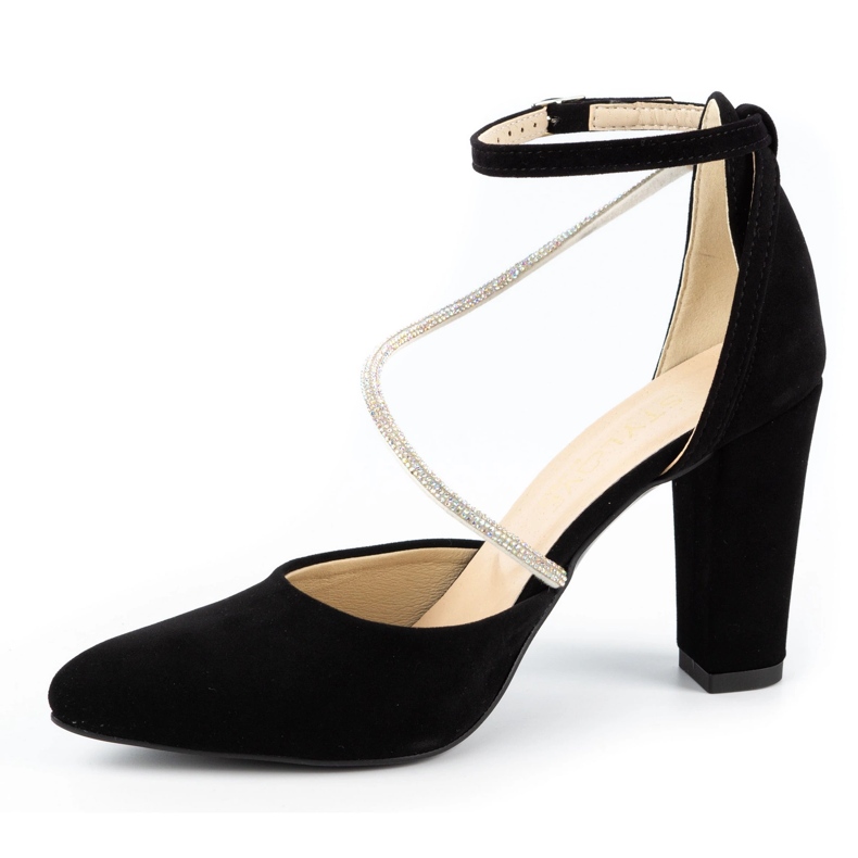 Ivbut Ženske salonke na post Polish 859IV crne crna 1