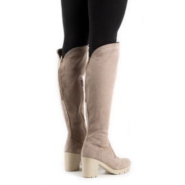 Olivier Bež čizme izolirane od antilopa Margaret na stupu 1