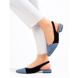 Ženske cipele s otvorenom petom Shelovet crna 1