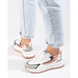 Ženske tenisice na debelom potplatu Shelovet bijele bijela 2