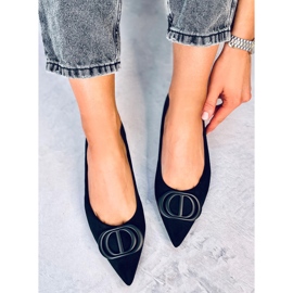 Arte Crne balerinke s bademastim prstima crno 1