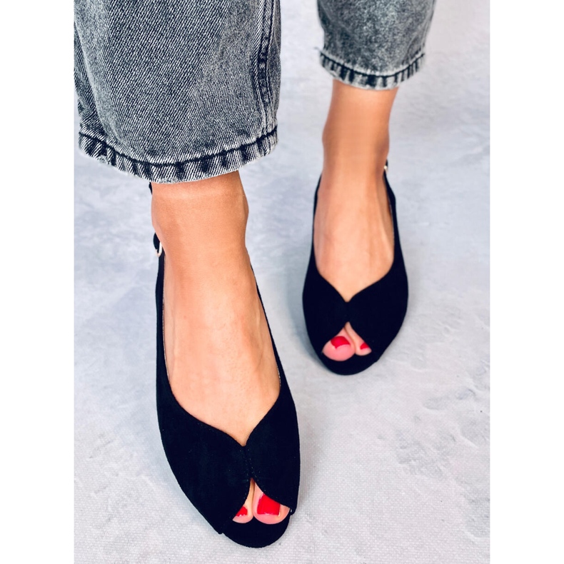 BM Venus crne sandale na petu crno 1