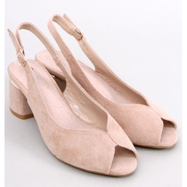 BM Venus kaki sandale na petu bež 1