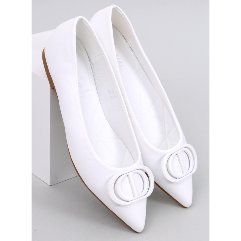 Falana Balerinke s bijelim bademovim prstima bijela 1