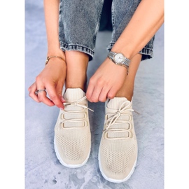 Caruso Beige sportske cipele s čarapama bež 2