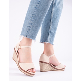 Crne udobne sandale na klin s espadrilama iz Sheloveta crna 1